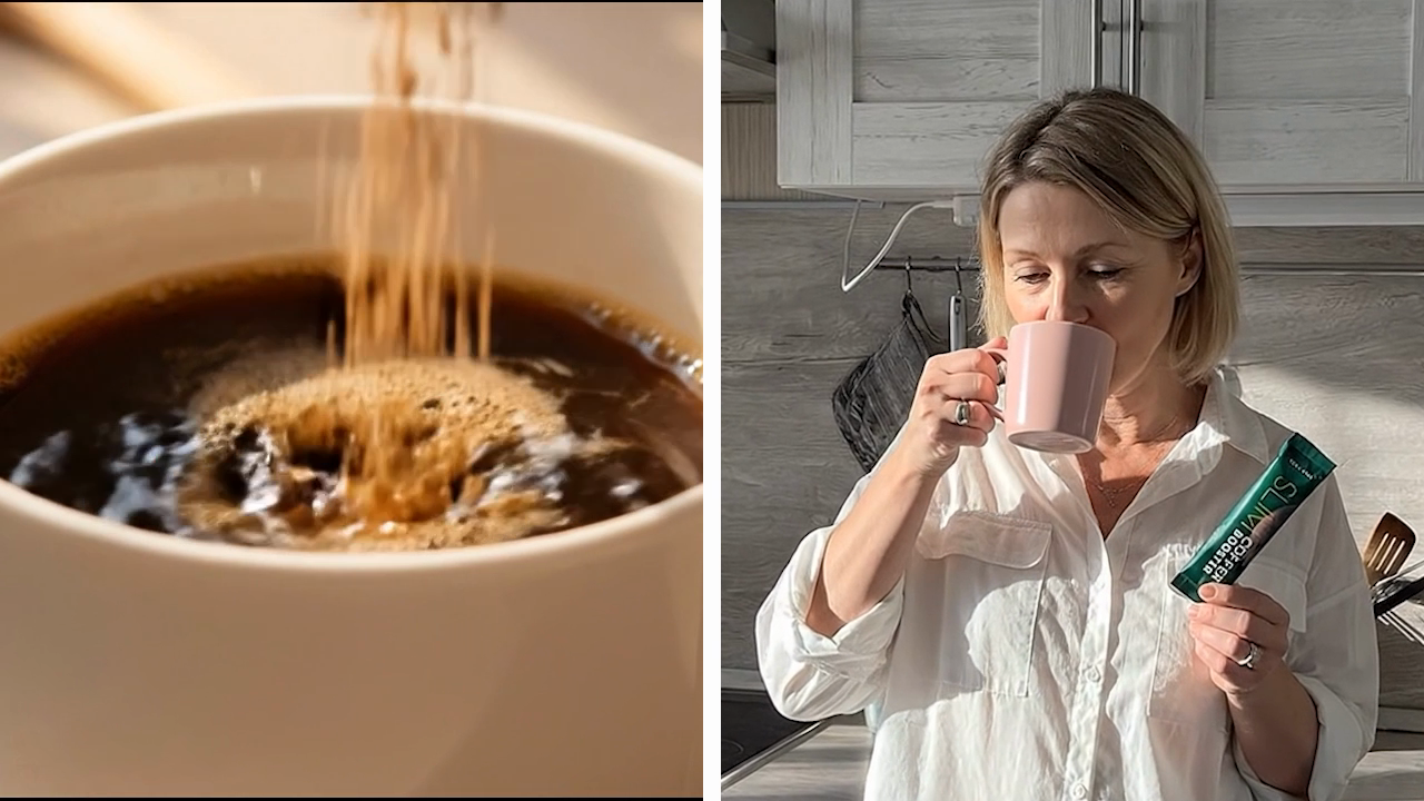 Testing a coffee booster sachet at home